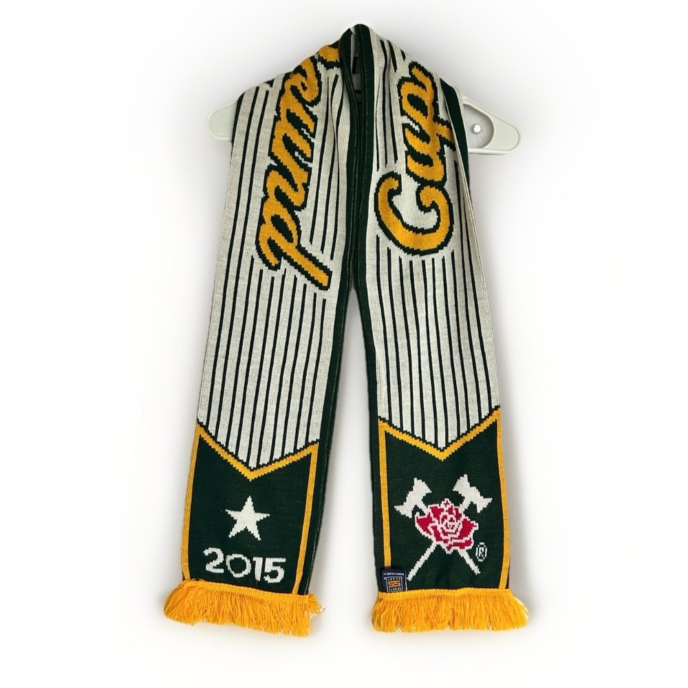 PTFC Portland Timbers Army Scarf - "Cup Bound & Down" 2015 MLS Rare Striped